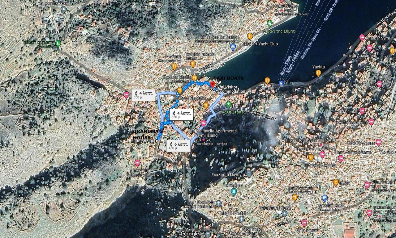 Grandma'S House Apartment Symi Bagian luar foto